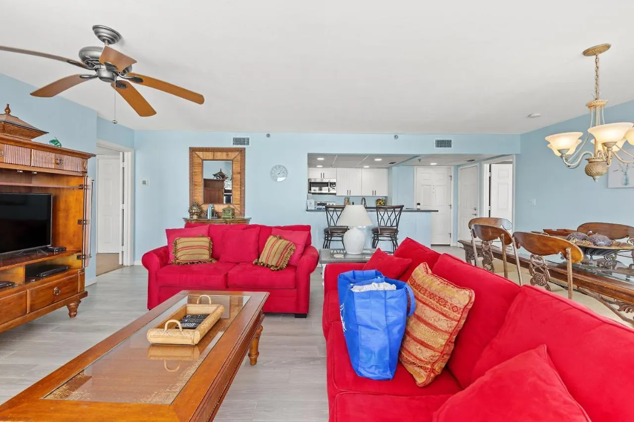 Gulf Front Living Room And Master Suite! Sleeps 8! Panama City Beach Hébergement de vacances